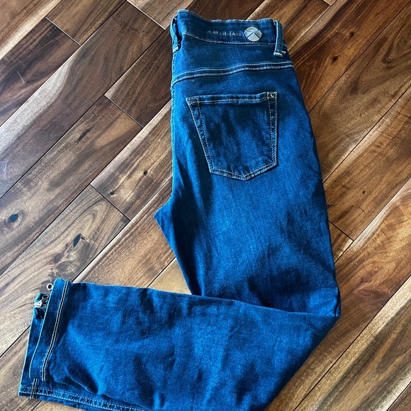 Mac Jeans Denim - Dream Jeans by MAC | Cropped Skinny Dark Blue Denim | Sz 4
